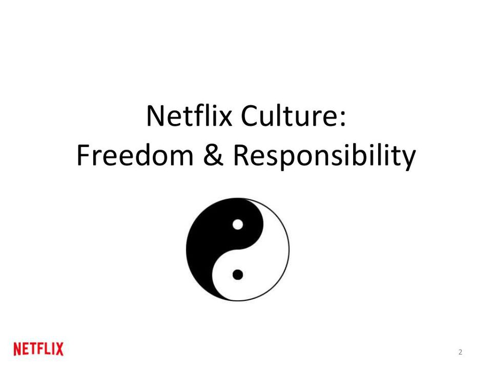 Netflix culture deck